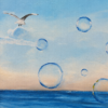 SEA OF BUBBLES｜HAND-PAINTED OIL PASTEL ARTWORK