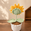 ELA BOUTIQUE｜CROCHET SUNFLOWER POT