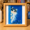 CURIOUS KITTEN｜HAND-PAINTED OIL PASTEL ARTWORK