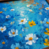 BLUE BLOOM｜HAND-PAINTED OIL PASTEL ARTWORK