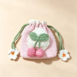 ELA BOUTIQUE |CHERRY CROCHET BAG