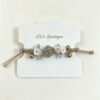ELA BOUTIQUE |GREY CRYSTAL BRACELET