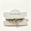 ELA BOUTIQUE |MOSS TEXTURED MACRAME BRACELET