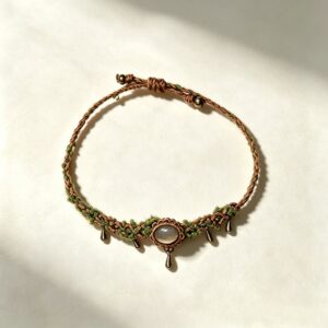 ELA BOUTIQUE |MOSS TEXTURED MACRAME BRACELET