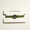 ELA BOUTIQUE |GREEN LABRADORITE MACRAME BRACELET
