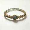 ELA BOUTIQUE |BEADED LABRADORITE MACRAME BRACELET