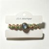 ELA BOUTIQUE |BEADED LABRADORITE MACRAME BRACELET