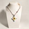 ELA BOUTIQUE |BLUE STAR EYE STONE CLAY NECKLACE