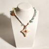 ELA BOUTIQUE |AGATE STAR STONE CLAY NECKLACE