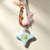 ELA BOUTIQUE |BLUE DAISY STAR STONE CLAY NECKLACE