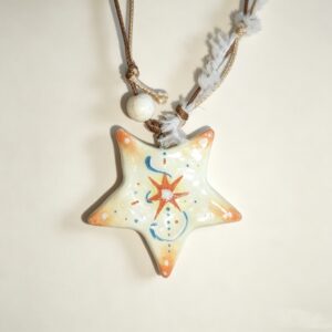 ELA BOUTIQUE |STAR SKY STON CLAY NECKLACE