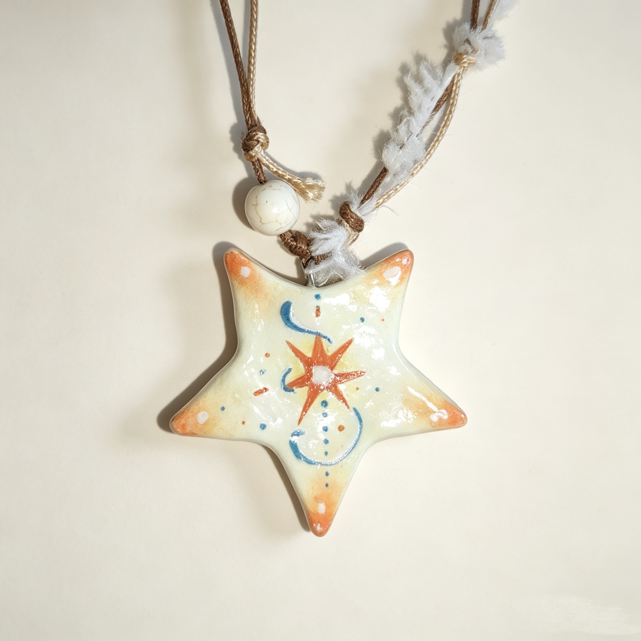 ELA BOUTIQUE |STAR SKY STON CLAY NECKLACE