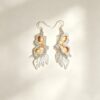 ELA BOUTIQUE |BUTTERFLY TASSEL DROP EARRINGS