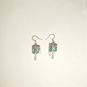 ELA BOUTIQUE |ETHNIC MINI DRUM TASSEL EARRING