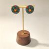 ELA BOUTIQYE |ETHNIC HAND EMBROIDEREDROUND STUD EARRING