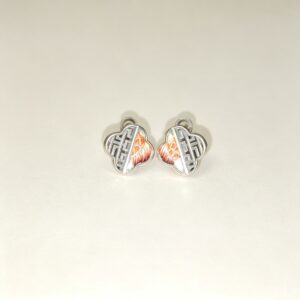 ELA BOUTIQUE |CHINESE CLOVER WINDOW PATTERN STUD EARRING