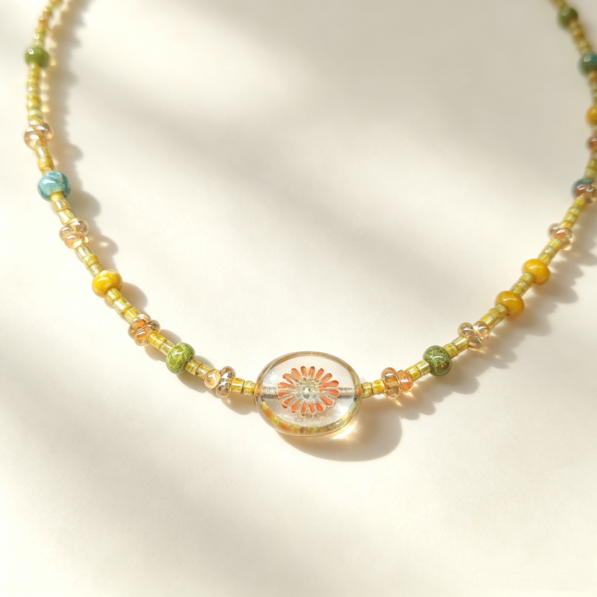 ELA BOUTIQUE |SUNFLOWER NECKLACE