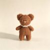 ELA BOUTIQUE |CROCHET MINI BROWN BEAR DOLL