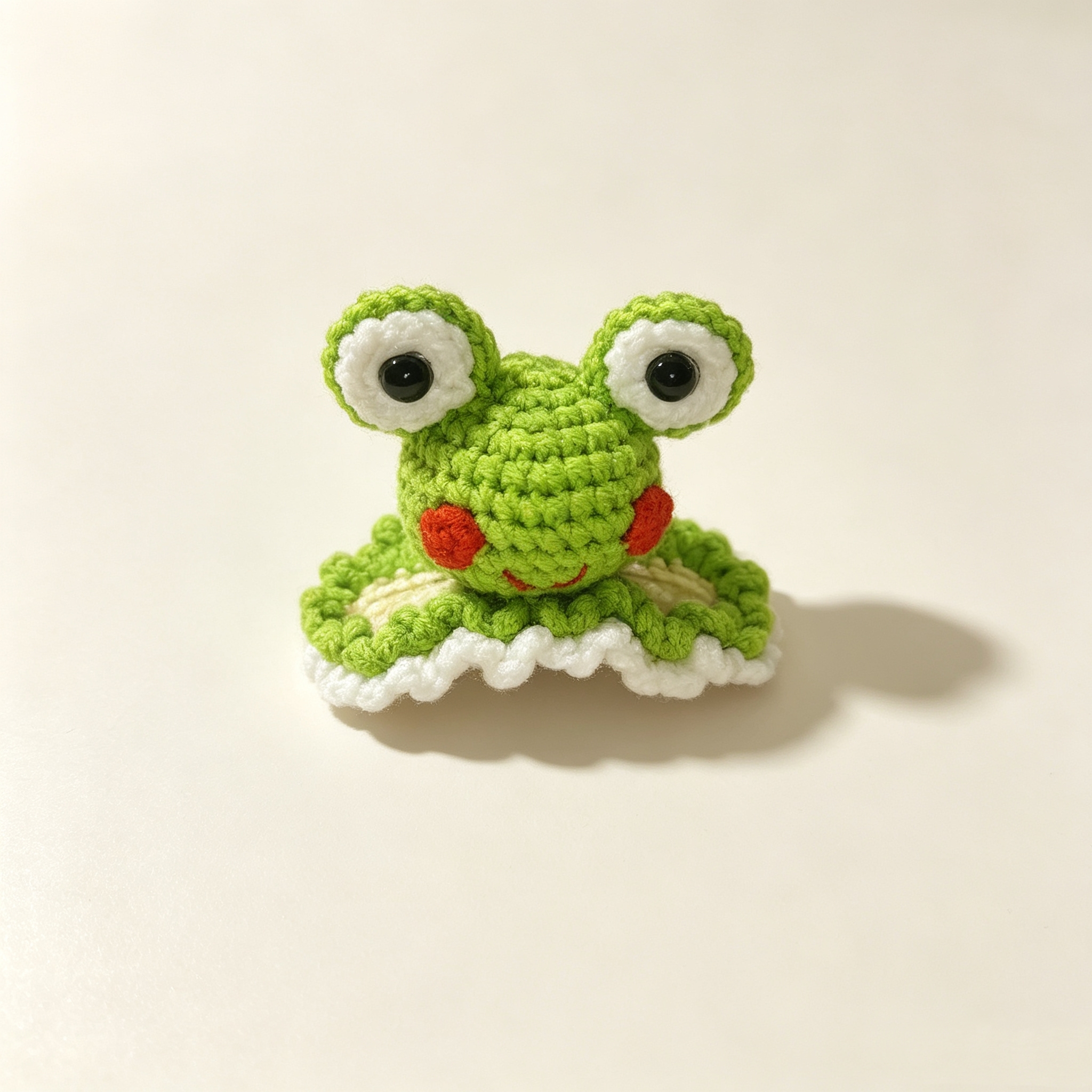ELA BOUTIQUE |CROCHET GREEN FROG HAIR CLIP