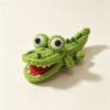 ELA BOUTIQUE |CROCHET CARTOON GREEN CROCODILE HAIR CLIP