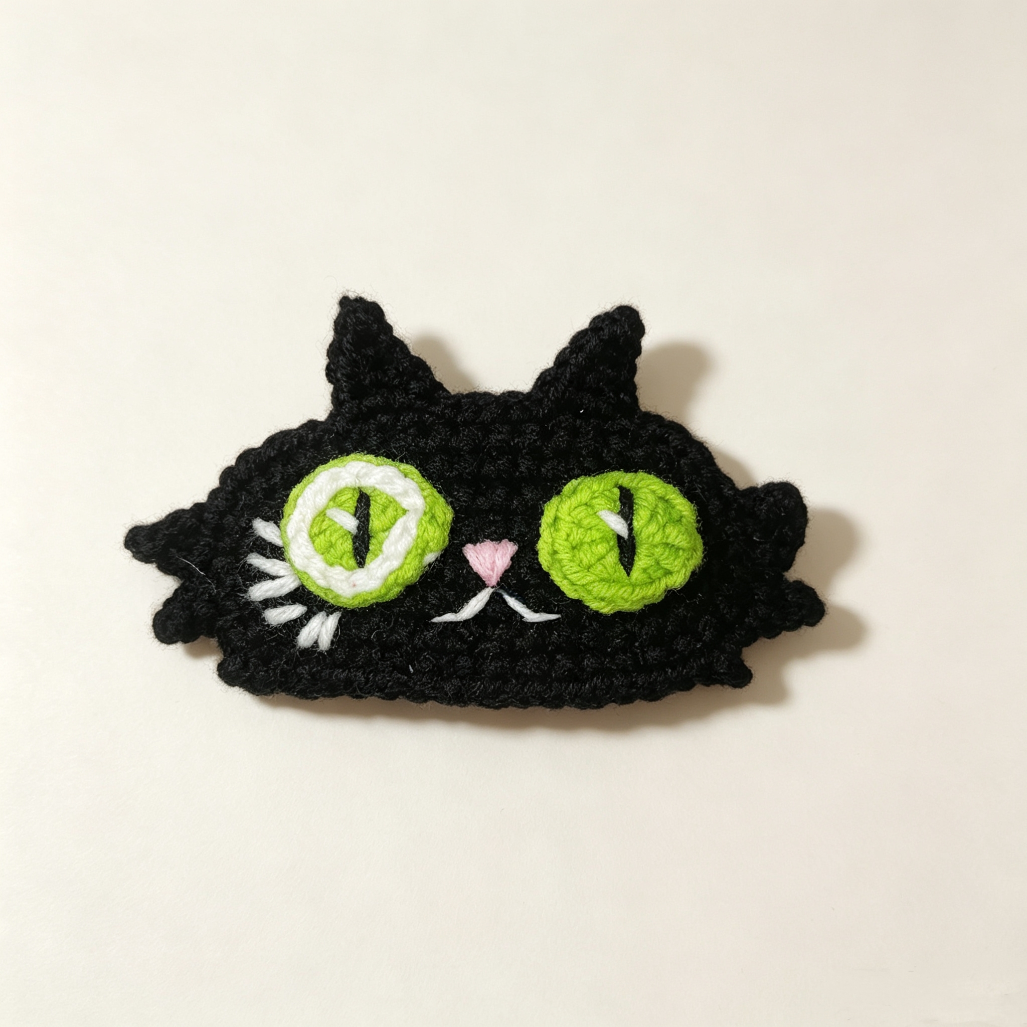 ELA BOUTOQUE |CROCHET BLACK CAT HAIR CLIP