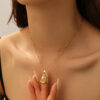 ELA BOUTIQUE| VINTAGE PEARL PENDANT NECKLACE