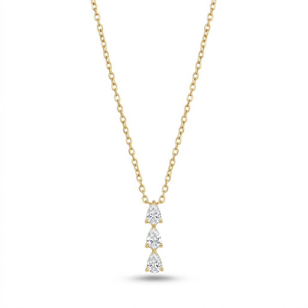 ELA BOUTIQUE| CRYSTAL PENDANT NECKLACE