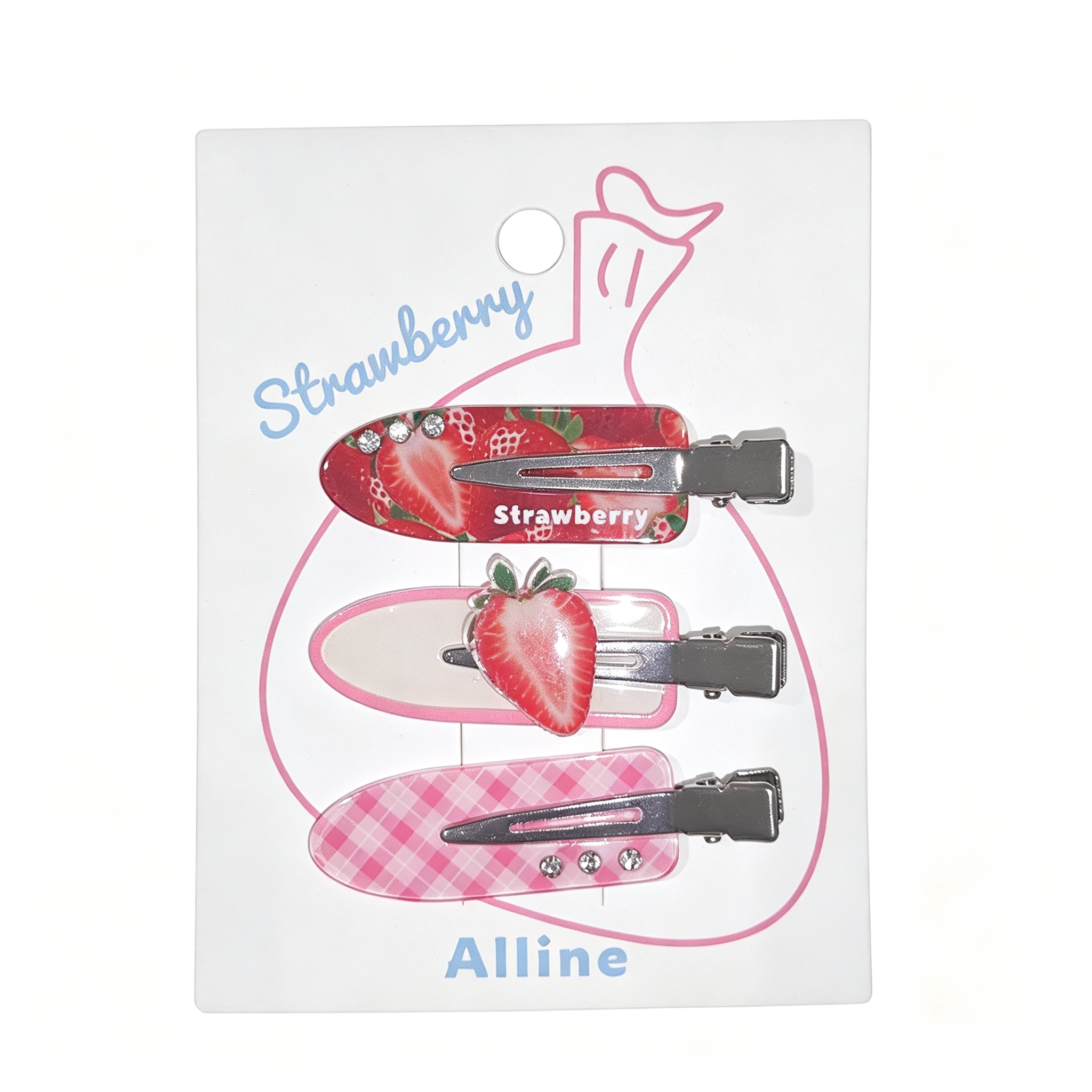 HAIR CLIP FRUIT THEME