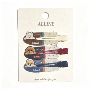 HAIR CLIP PUPPY THEME