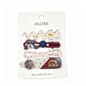 HAIR CLIP PUPPY THEME